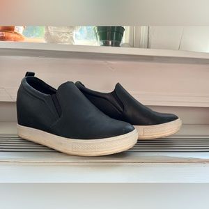 WANTED FOOTWEAR faux leather wedges